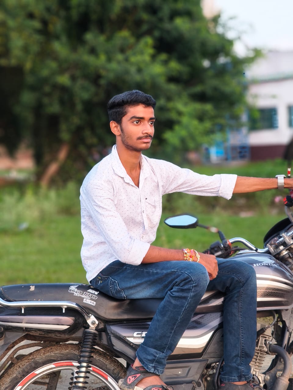 Anish Kushwaha at Jail Road in Buxar